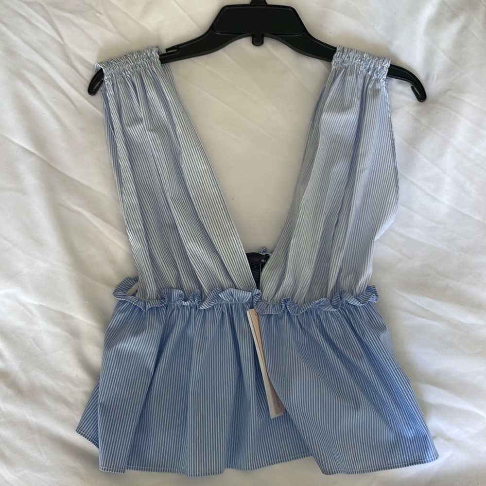 Aqua blouse- new with tags!